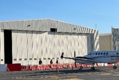 puerta de hangar corrediza