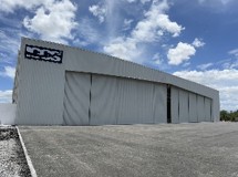 puerta de hangar telescopica